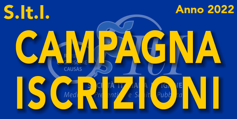 Campagna Iscrizioni SItI 2022